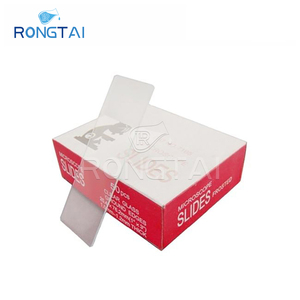 יצרני שקופית תאי דם Rongtai מגלשות מיקרוסקופ 7105 סין 7101 7102 7107 7109 שקופיות מצופה כסף