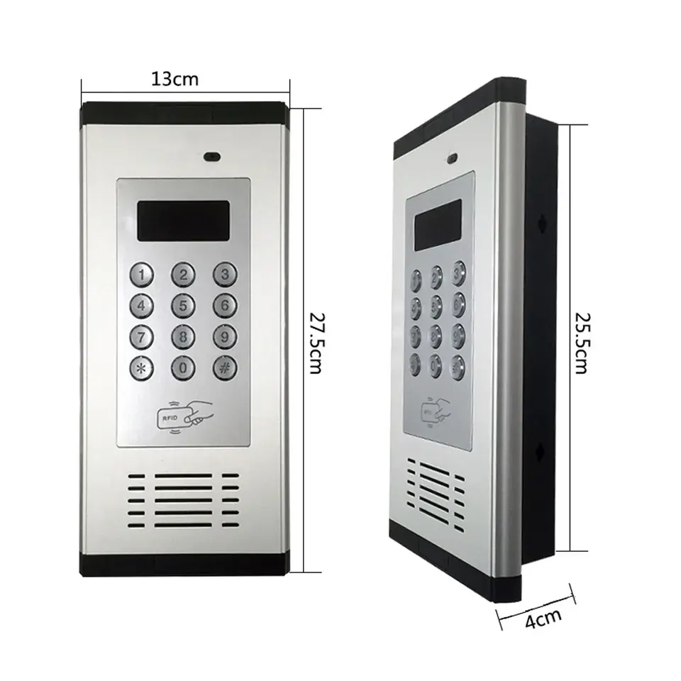 Điện thoại thông minh GSM K6 không dây 3G Cửa Điện thoại Doorbell intercom GSM cổng mở kiểm soát