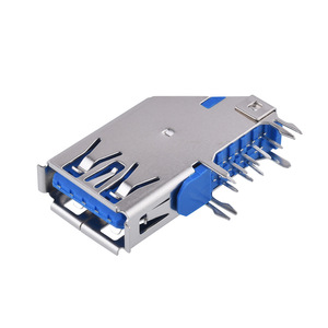 El enchufe hembra USB3.0 tiene una velocidad de transmisión de alta velocidad de 10GB, borde recto, borde enrollado, lado AF de acero inoxidable - Product Image 2
