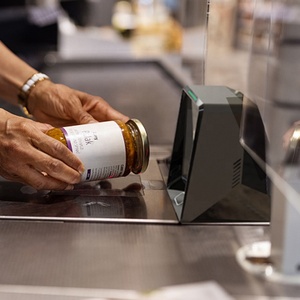 A 2D Desktop Barcode Scanner Automatic <strong>Scanning</strong> Hands Free <strong>QR</strong> <strong>Code</strong> Reader for Supermarket