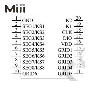 Microcontrollore con nucleo 8051 tipo AD AiP8F3264 con Flash ROM 16KB/32KB - Product Image 2