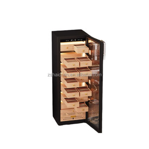 Modern Cigar Display Humidor with Precise Temperature and <strong>Humidity</strong> Control Smart Lacquer Finish Cabinet - Product Image 1
