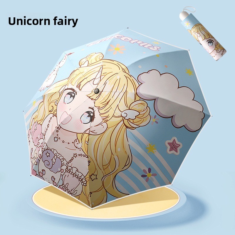 Licorne Fée BLEUE