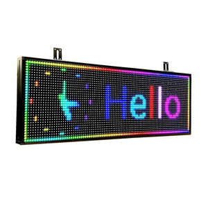Pantalla de desplazamiento LED programable Tablero de visualización de mensajes de control Wifi para centros comerciales Señal de mensaje de publicidad LED - Product Image 2