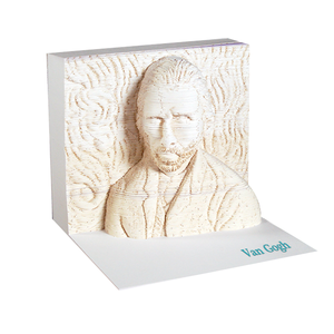 定制创意梵高人物形象笔记本记事本文具3D纸艺模型 - Product Image 6