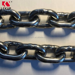 5/16 "kaynaklı kısa baklalı zinciri ırgat G4 çapa zinciri 316 paslanmaz çelik bağlantı zinciri 15 'uzun ile 3/8" yay pranga - Product Image 2
