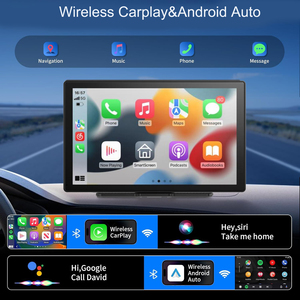 10.1 \ "Tela CarPlay para Veículos Maiores Estéreo Do Carro Sem Fio Touchscreen Apple Carplay Android <span class=keywords><strong>Auto</strong></span> 4K Traço Cam HD Backup Cam