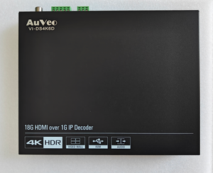 4K60 распределенный IP-приемник/декодер потокового мультимедиа подходит для различных малых и средних, средних и крупных проектов - Product Image 1