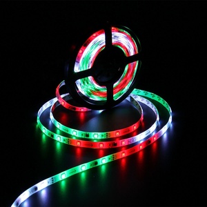 マジック5050 RGB LEDストリップライト30LED/S IC WS2811 12V 10mm銅PCB IP20 IP65ホームデコアオートカラーアドレッサブル5mカラフル - Product Image 2