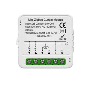 カーテンスイッチTuyaWifi ZigBee3.0ブラインドロールシャッターリレーモジュールはTuyaZigBeeハブPersianaInteligenteで動作する必要があります - Product Image 1