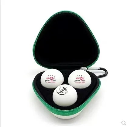 Double Fish – balles de Ping-Pong en ABS, 40mm V40 + balles de Tennis de Table durables avec approbation ITTF