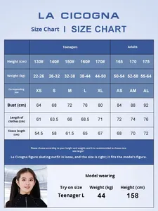 فستان تزلج دافئ مبطن بالصوف بأكمام طويلة للفتيات-مسابقة الخريف والشتاء/أسلوب اختبار بسحاب ماسي - Product Image 3