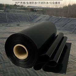 แผ่นพลาสติก HDPE LLDPE ขนาด1.5มม. 2มม. สีดำสีเขียวแผ่นโพลีเมอร์พลาสติกกันน้ำสำหรับบ่อน้ำเขื่อนการเพาะเลี้ยงสัตว์น้ำ - Product Image 5