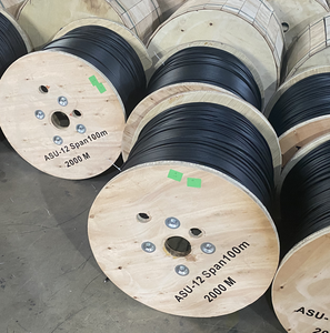สายเคเบิล de fibra Optica ท่อหลวมกลางอากาศรองรับ asu ช่วง120เมตร12แกนสายเคเบิล HDPE G652D 7.0มม. พร้อมสายฉีก - Product Image 5