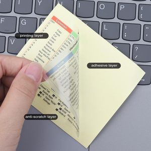 Оптовая продажа, набор горячих клавиш, справочные наклейки, конторские ярлыки, конторские наклейки, офисные наклейки, краткое Справочное руководство, клавиатура - Product Image 6