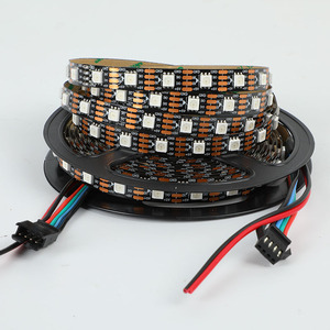 Полноцветная SPI двойной сигнал DC5V Адресуемая RGB цифровая Пиксельная лента Гибкая PCB 5V RGBIC WS2813 Светодиодная лента - Product Image 2