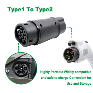 新条件电动汽车充电器1型公适配器SAE J1772 1型2型适配器转换1型2型母电动汽车适配器 - Product Image 5