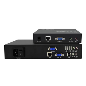 1080p VGA KVM Extender over Cat5e/6/7 Cable Extender 150m con USB2.0 Audio RS232 - Product Image 1