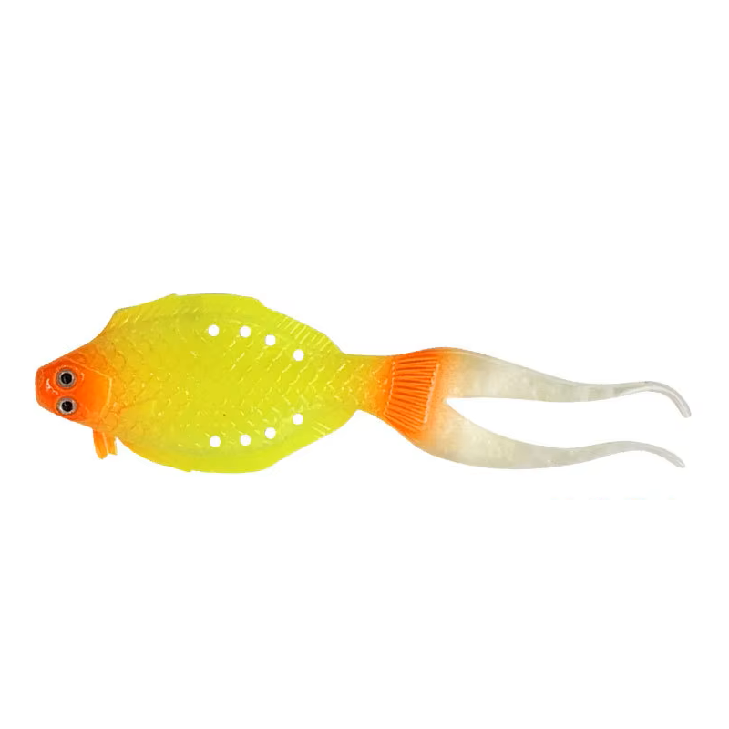 Cabeza naranja-cuerpo amarillo