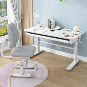 Ergonomik ahşap tasarım çocuk çalışma masası ve sandalye çocuk öğrenci çalışma masası - Product Image 2
