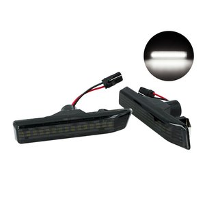 <span class=keywords><strong>LED</strong></span>サイドマーカーインジケーターキット<span class=keywords><strong>BMW</strong></span> E36 M3 X5 <span class=keywords><strong>E53</strong></span> OEM 344-1405用ブラックスモークレンズとホワイトライト12Vターンシグナルライト付き