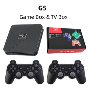 新しいG5ゲームボックスデュアルシステムコンソールAndroid10000ゲームTVボックス多くのゲームエミュレータ