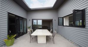 Interior Brown Aluminum Alloy Style Folding Bi-fold Office Glass Sash Joint <strong>Windows</strong> <strong>With</strong> <strong>Built</strong> in Blinds - Product Image 6
