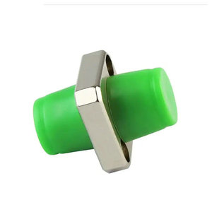 FC/APC FC-FC kare adaptör yeşil şapka fiber optik tek modlu tek plex metal adaptörü - Product Image 5
