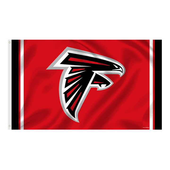 2022 Custom FALCONS High Quality 100% Polyester nfl Soccer Football Flag Sublimation Banner for Sport Team Flags