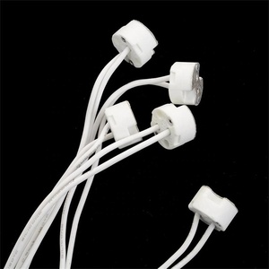 MR11 MR16 GU5.3 G4ลวดเชื่อมต่อฮาโลเจนหลอดไฟ LED ผู้ถือฐานซ็อกเก็ตเครื่องปั้นดินเผาและพอร์ซเลนฐานแกะ - Product Image 3