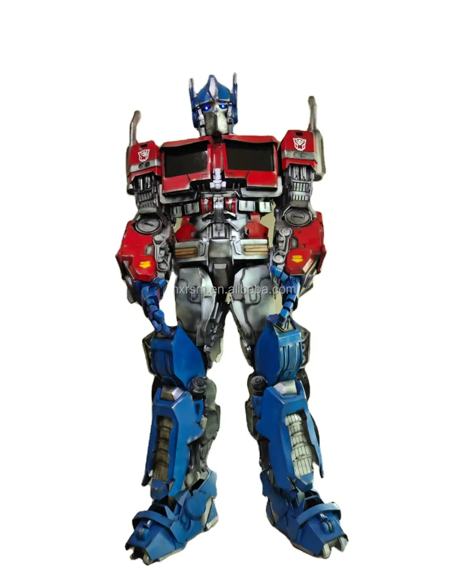 Halloween Led Robot costume Cosplay 2.7m tall Led marvel robot optimus prime Mascot Costumes For Adults Men