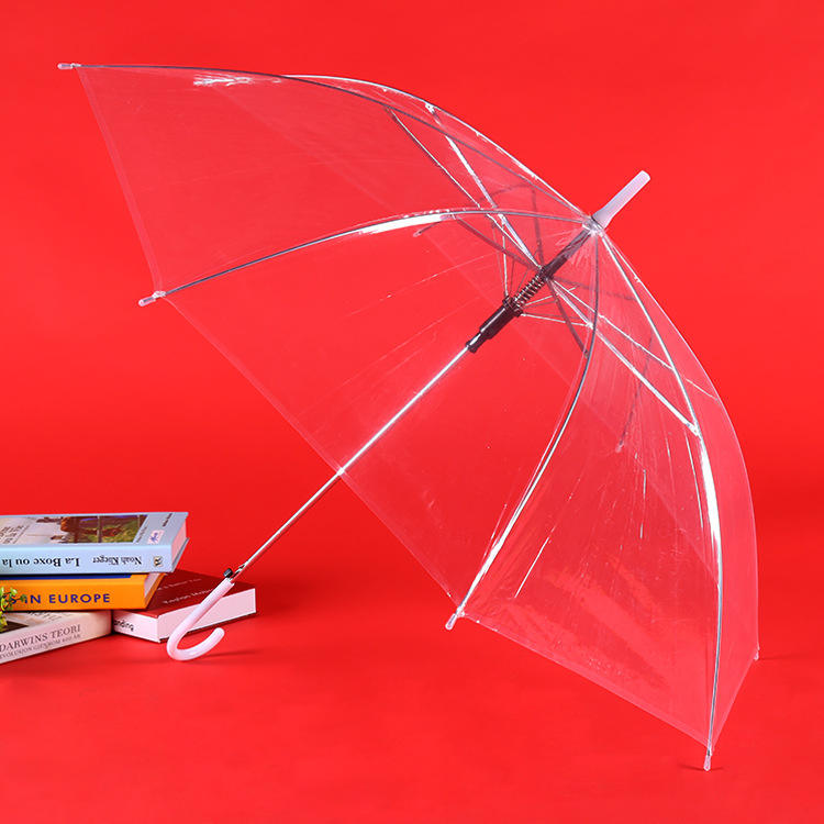 ร่มสีขาวโปร่งใส