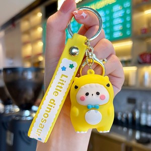<strong>2025</strong> Hot Selling Small Dinosaur Creative and Lovely PVC <strong>Model</strong> DIY <strong>Keychain</strong> - Product Image 4