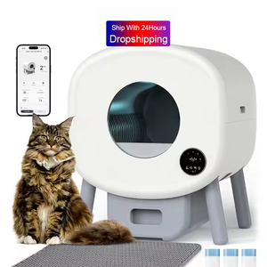 OEM kedi kum kabı kendini temizleme akıllı kedi kum kabı tuvalet robotu APP kontrol 65L büyük otomatik kedi kum kabı kendini temizleme - Product Image 3