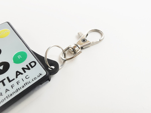 Kunden spezifische Mini Thin Universal IR-Fernbedienung mit Schlüssel bund 1-9 Tasten Fernbedienung