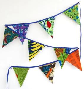 High Quality Polyester Fabric <strong>Custom</strong> Celebration Festival Decoration <strong>String</strong> <strong>Flag</strong> Pennants <strong>Triangle</strong> Full Color <strong>Bunting</strong> Banner - Product Image 3