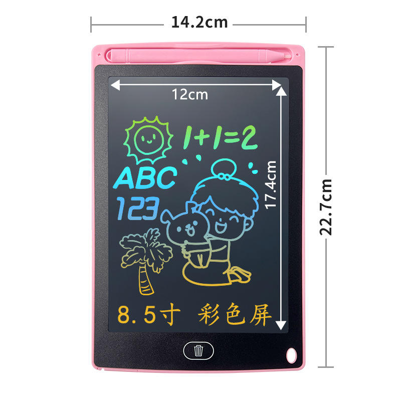 D-type-8,5 pouces rose + multicolore