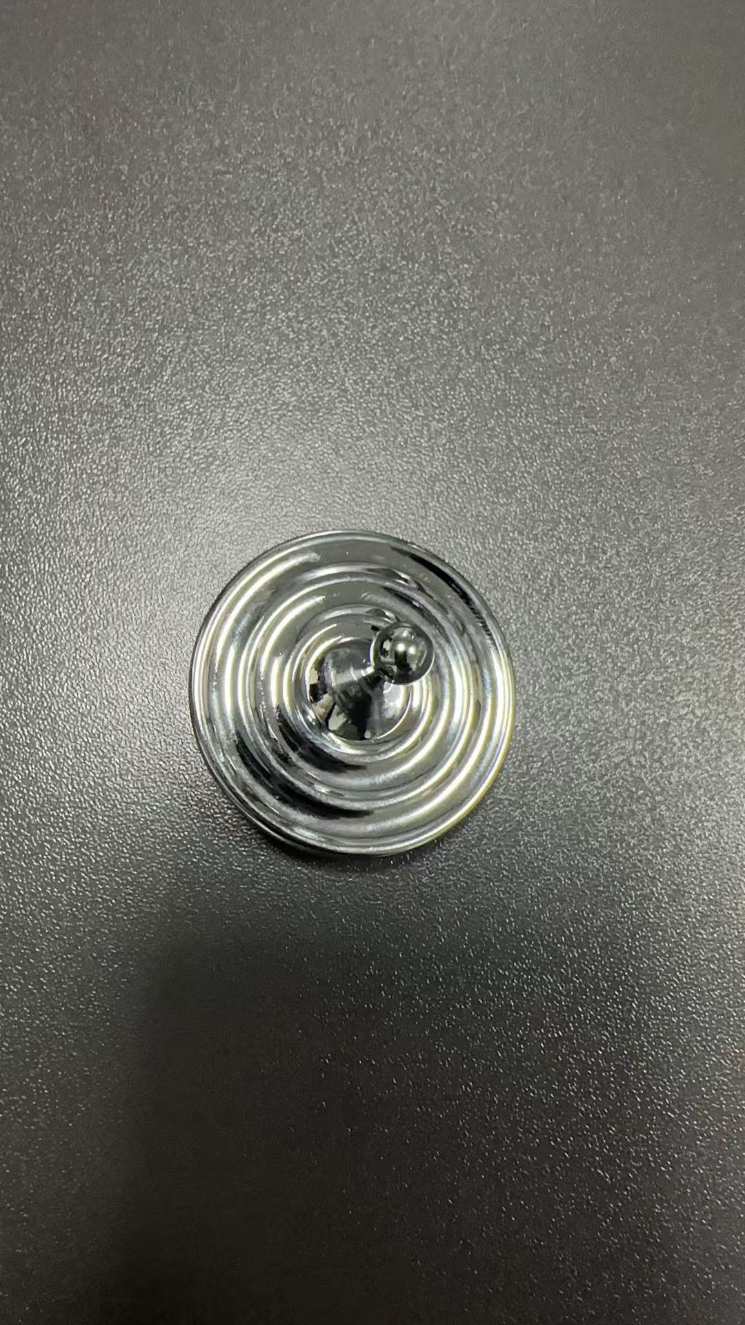 Spinner Fidget de Gota de Agua Plateado