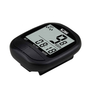 מד מרחק אופני רכיבה MTB חוטי, צג דיגיטלי <span class=keywords><strong>LCD</strong></span> למחשב אופניים, שעון עצר לרכיבה עמיד לגשם