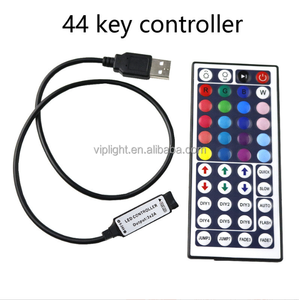 5 В USB plug Mini IR пульт дистанционного управления для одноцветной полосы света Mini 24 клавиш RGB светодиодный контроллер для SMD5050 - Product Image 5