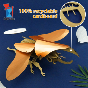 Hercules Beetle Insect Model Puzzles DIY Assembly Crafts Interactive Development Educational Kids <strong>Toy</strong> Gift - Product Image 6