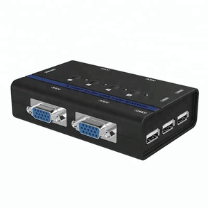 MT-ViKI VGA <strong>KVM</strong> <strong>Switch</strong> Box <strong>4</strong> Port USB Hub Sharing <strong>4</strong> Computers <strong>KVM</strong> Switcher