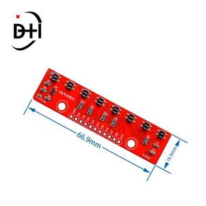 3.3V-5Vトラッキングセンサーモジュール8チャンネルラインフォロワー赤外線検出センサーPCB (実験室/スマートカー/ロボット用) - Product Image 2