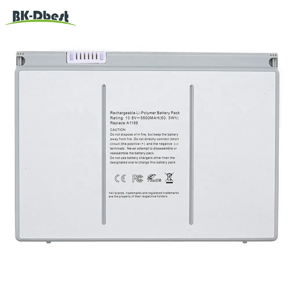 BK-Dbest New 70Wh /6500mAh Laptop Batterie A1189 für Macbook Pro 17" A1151 A1261 2006 ~ 2008 Jahr