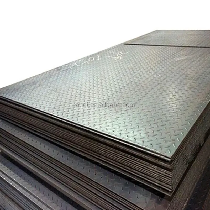 Hot Rolled Checkered Plate S235jr Steel Sheet Mild Alloy Carbon Iron Coils SGCC Boat Sheet