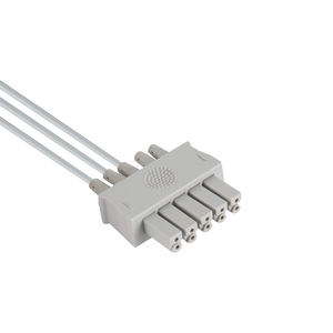 Caremed fabrika kaynağı ekg leadwire 3 uyumlu Dragers SC6000 SC7000 SC9000 ekg kablo kapmak terminali IEC standart - Product Image 2