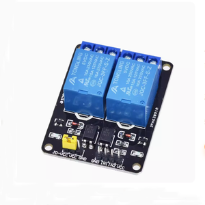 โมดูลป้องกันรีเลย์2ช่องสัญญาณ5V 12V พร้อมออปโต้คัปเปลอร์บอร์ดขยายทริกเกอร์ระดับต่ำแบบแอคทีฟประเภทผลิตภัณฑ์ - Product Image 1