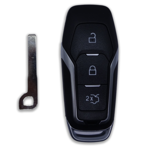 3ボタンスマートリモートキーシェルフォブF-ord Explorerエッジマスタング融合緊急キーブレードバッテリークランプ付き - Product Image 3