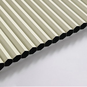 Luxury Shangrila Blinds for Living Room <strong>Windows</strong> Smart Motorized Horizontal Sheer Triple Shade Blind <strong>with</strong> <strong>Built</strong>-In Installation - Product Image 3