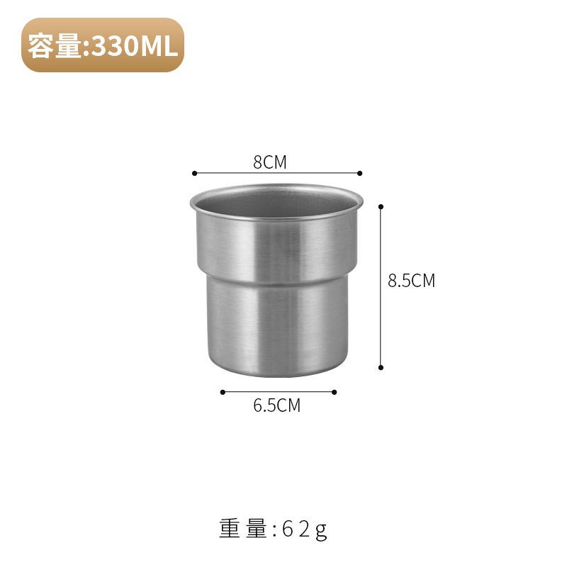 330ml handleless coffee cup (without wooden sleeve)